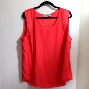 Kasper Sleeveless Top Size 2X